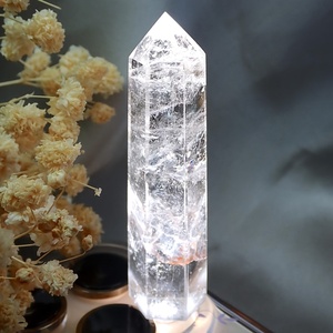 Cristal de Cuarzo Natural Transparente al por Mayor – Torre de Roca Blanca, Piedra Preciosa Suelta para Manualidades y Decoración del Hogar, Regalo de Pascua - Product Image 4