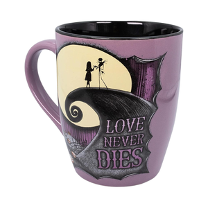 Mug en céramique sans BPA <span class=keywords><strong>de</strong></span> 25 onces 'Love Never Dies' <span class=keywords><strong>de</strong></span> Nightmare Before Christmas, grande tasse à café pour espresso, boissons à la caféine, maison - Product Image 6