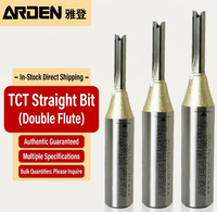 ANGHUA Industrial Arden TCT Fraise droite à double dent en carbure de tungstène pour le fraisage et le nesting sur CNC