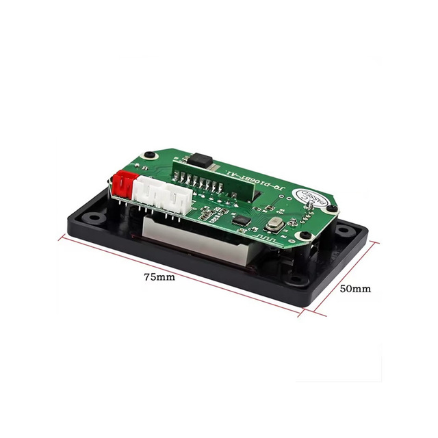 5V, 12V Bluetooth 5.0 Car MP3 Decoding Board with Call FM Radio, Diy Audio Box, TF Card, USB Flash Drive Player