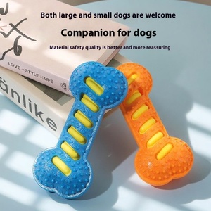 Juguete interactivo duradero de entrenamiento de dibujos animados para cachorros, respetuoso con el medio ambiente, para masticar huesos de perro, <span class=keywords><strong>Material</strong></span> de algodón de goma polar TPR para perros de todos los tamaños - Product Image 3