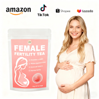 Tisane Bio aux Herbes et Ingrédients Naturels pour la Fertilité Féminine – Favorise une Préparation Saine à la Grossesse