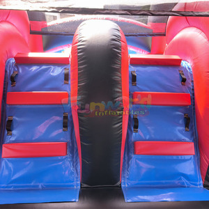 Circuito de obstáculos inflable de grado comercial, gran tamaño, con diseño de barco pirata y combo de castillo inflable. - Product Image 6