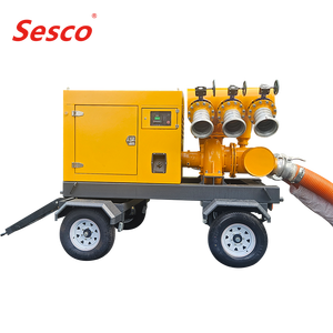 محرك ديزل شاحنة مضخة التحكم في الفيضانات المتنقلة تدفق كبير مضخة فتيلة ذاتية الجفاف في حالات الطوارئ - Product Image 6