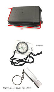 Xách tay kích thước nhỏ ngoài trời lĩnh vực tồn tại công cụ thép Hoang Dã nguy cơ hoạt động đi bộ đường dài leo núi Cắm Trại khẩn cấp Bộ công cụ thiết lập - Product Image 5