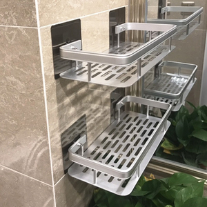 2023 Tốt Nhất Bán Phòng Tắm Kệ Tắm Tường Gắn Phòng Tắm Góc Kệ Nhôm Tắm Góc Kệ - Product Image 3