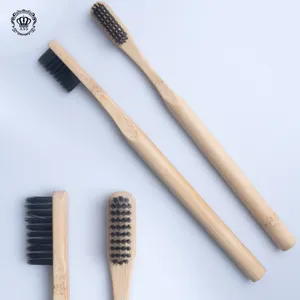XiBrush özel Logo diş fırçası ev kullanımı tek kullanımlık çocuklar bambu diş fırçası