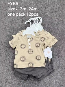 Conjuntos de <span class=keywords><strong>Ropa</strong></span> de Verano para Bebés Recién Nacidos, Diseño Nuevo, Algodón, Sin Mangas, para Exteriores, Conjuntos de Dos Piezas para Niñas de 3 a 24 Meses - Product Image 5