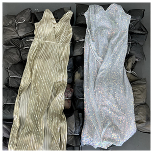 Stock de ropa al por mayor vestido de noche Elegante ropa de mujer señora elegante verano mezcla estilo aleatorio elegante vestido de noche - Product Image 3