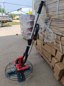 Máquina de yeso de enlucido de pared, varilla de 1,8 m, 110V, 220V, 6m, longitud del cable, 38cm, máquina de enlucido de cemento de pared de disco con luces LED - Product Image 2