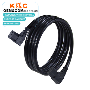 สายไฟ IEC C13 แบบมุมฉาก 16AWG 13A สำหรับเปลี่ยนสายเชื่อมต่อคอมพิวเตอร์ จอภาพ เครื่องพิมพ์ - Product Image 4