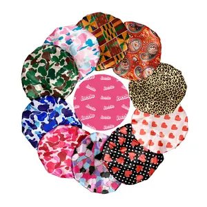 ELITES Fashion Patterns Custom Night Sleep Cap Women Premium Silk Wholesale Designer Bonnets