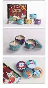 Personalized Branded Logo Four Christmas Scented <b>Candle</b> Gift Set <b>Cheap</b> Chinese Items Return/Welcome Giveaways for Guest - Product Image 6