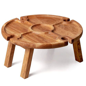 <span class=keywords><strong>Plateau</strong></span> <span class=keywords><strong>de</strong></span> service en bois portable moderne avec porte-bouteille <span class=keywords><strong>de</strong></span> vin, support à verres, bois naturel, mobilier d'extérieur <span class=keywords><strong>pour</strong></span> <span class=keywords><strong>table</strong></span> <span class=keywords><strong>de</strong></span> plage - Product Image 4