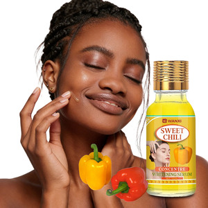 Suero Iluminador de Pimiento WANXI con Ácido Hialurónico para Hidratación, Cuidado Facial para una Piel Más Suave y Equilibrada - Product Image 1