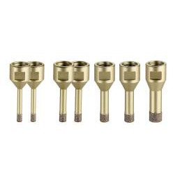 ชุดดอกสว่านเจาะแกนเพชร 7 ชิ้น M14 สำหรับกระเบื้อง อุปกรณ์ตัดแห้ง - Product Image 3