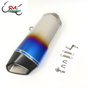 Silencieux d'échappement universel, 51mm, en carbone, pour <span class=keywords><strong>Moto</strong></span> <span class=keywords><strong>Z750</strong></span>, CB400, ER6N, livraison gratuite - Product Image 6