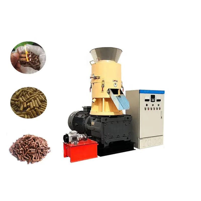 Industrielle Holz pellet maschine Sägemehl pellet herstellungs maschine Tierfutter pellet isier maschine