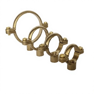 Clips de tuyauterie personnalisés de 15 mm à 108 mm, en laiton moulé sous pression, anneau Munsen simple en laiton, anneau Munsen pour tuyauterie en laiton - Product Image 2