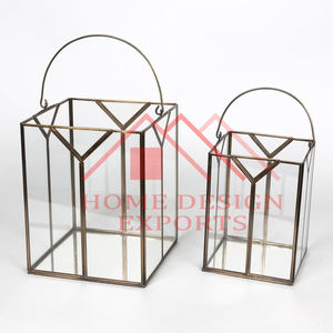 Diseño de tendencia Linterna de vela de color negro para decoración de boda Venta caliente T-Light Lámpara de linterna de vela para la venta Precio exclusivo - Product Image 5