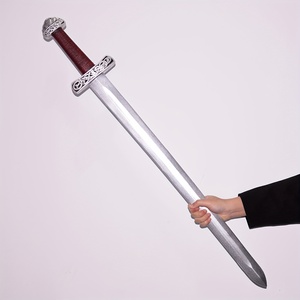 <span class=keywords><strong>Épée</strong></span> et bouclier de style viking médiéval pour cosplay, événements d'Halloween et séances photo - <span class=keywords><strong>Épée</strong></span> en <span class=keywords><strong>mousse</strong></span> réaliste et sécuritaire - Product Image 1