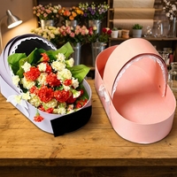 Boîte cadeau en forme de berceau pour bébé pour la Saint-Valentin, en papier recyclé, avec nœud papillon, boîte rigide