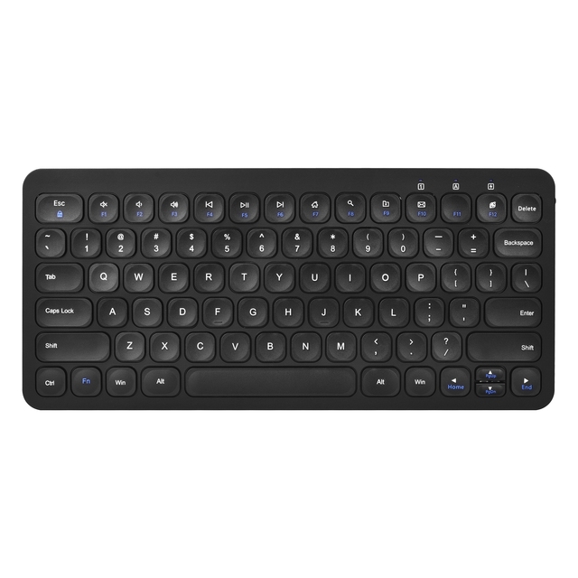 Portable Wireless Bluetooth Keyboard 78-Key Slim Scissor Keyboard Rechargeable Computer Keyboard for Laptop Desktop Tablet