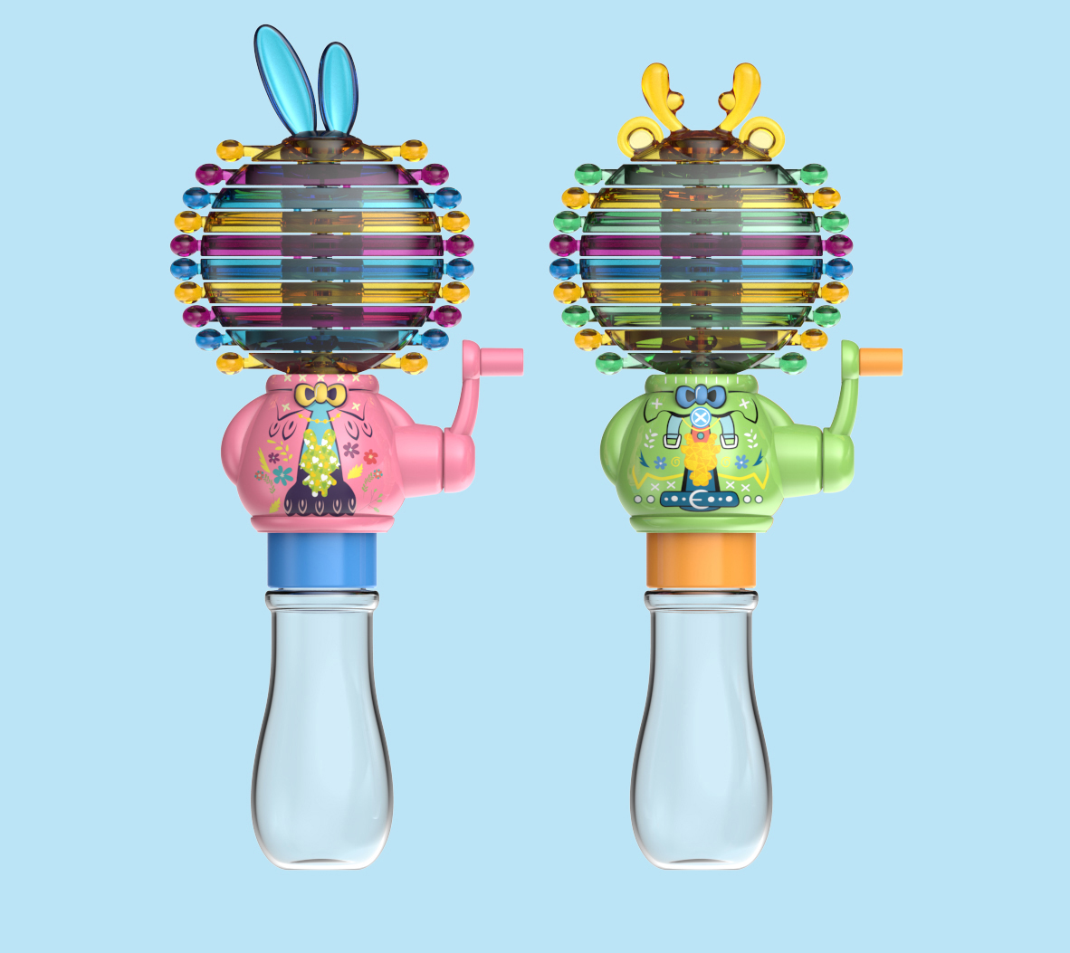 Забавные пластиковые конфеты и пузырьки 2 в 1, радужные вращающиеся игрушки для рук, конфеты для рекламы