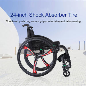 SC01 modello 4 ruote manuale sedia a rotelle invenzione e aspetto brevettato - Product Image 5