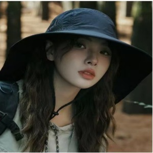 Summer Fisherman Hat Army Green Wide Brim Sun Protection Breathable <b>Waterproof</b> Outdoor Hiking Tea Picking Hat Unisex - Product Image 4