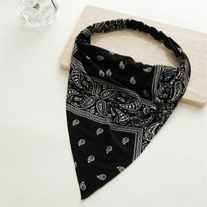 Fascia per <span class=keywords><strong>Capelli</strong></span> Versatile Elastica con Motivo Paisley per Donne, Accessorio per <span class=keywords><strong>Capelli</strong></span> da Esterno per Ragazze - Product Image 3