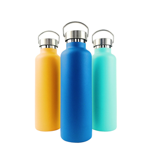 Beber directamente portátil deporte con logotipo personalizado botellas de agua de acero inoxidable - Product Image 1
