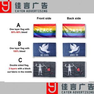 Banderoles et drapeaux d'extérieur personnalisés en polyester et nylon double face de haute qualité, toutes tailles, pour activités extérieures - Product Image 6