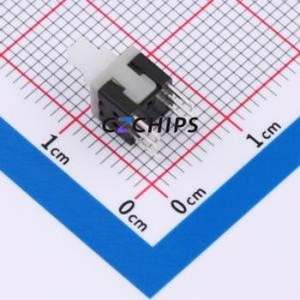 KFC5858-Z Push Button Switch DIP-6P,5.8x5.8mm Switch Double Pole Double Throw Self-Locking Square Plunger Through Hole - Product Image 2