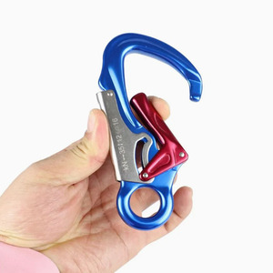 एल्यूमीनियम मिश्र धातु डबल लॉकिंग के लिए ट्रिपल एक्शन स्नैक हुक/चढ़ाई सुरक्षा हुक - Product Image 2