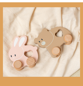 Mainan Dorong Kayu Alami Desain Khusus OEM COMMIKI, <span class=keywords><strong>Mini</strong></span> <span class=keywords><strong>Walker</strong></span> Koordinasi Tangan, Mainan Merangkak Bayi, Mainan Pertama untuk Belajar Berjalan - Product Image 4
