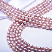 Perles d'eau douce en forme de grain de riz, 4-5mm, qualité AAA, solides, pour femmes, vente en gros, livraison gratuite