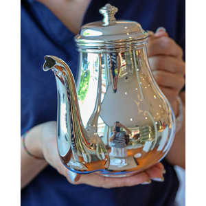 Christofle Bagatelle Tea Kettle Elegant <b>Pot</b> 0g Out of <b>Stock</b> for Serving & Brewing Tea - Product Image 1