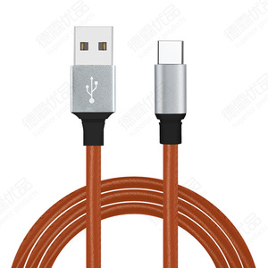 Sạc nhanh 2.1A da USB cáp dữ liệu 10ft 20ft 30ft với kim loại cắm cho samsung tương thích với <span class=keywords><strong>iOS</strong></span> máy ảnh cho máy tính - Product Image 1