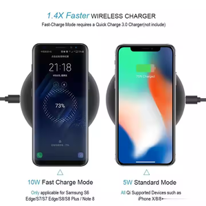 <span class=keywords><strong>Cargador</strong></span> Inalámbrico Redondo <span class=keywords><strong>para</strong></span> Teléfono Móvil, Soporte de Escritorio Portátil, Carga Rápida de 10W, Salida Tipo-C Ecológica con Logotipo Personalizado - Product Image 6