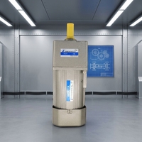 Moteur asynchrone à engrenages micro 220 V CA avec frein, faible taux de défaillance, pour petites machines d'emballage et accessoires textiles