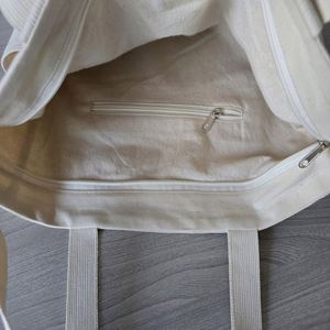 Ladies' Casual Crossbody <b>Bag</b>, Single-shoulder <b>Bag</b> with Multiple Pocket Designs, Canvas <b>Tote</b> Crossbody Strap <b>Zipper</b> - Product Image 3