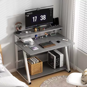 Escritorio pequeño de madera maciza Mesa auxiliar de sofá móvil simple para el hogar y la familia para uso en computadora y sala de estar pequeña - Product Image 3