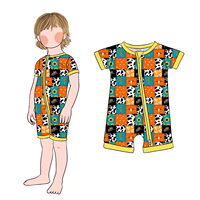 Little Glow Kids - Boîte mystère édition limitée - Combinaison en fibre de bambou douce avec fermeture éclair - Convient pour les pyjamas décontractés quotidiens des bébés