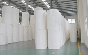 กระดาษเช็ดปากแบบม้วนจัมโบ้ม้วนกระดาษเช็ดปากแบบม้วนกระดาษเช็ดปากแบบเปียกดูดซับ55-85gsm สีขาว - Product Image 4