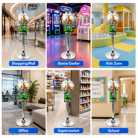 Vente directe d'usine en plein air enfants Capsule bonbons en plastique Gumball distributeur automatique