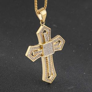 Offres Spéciales – Pendentif en Acier Inoxydable avec Micro-Incrustation, Bijou Chrétien, Croix Religieuse, Collier Ankh - Product Image 1
