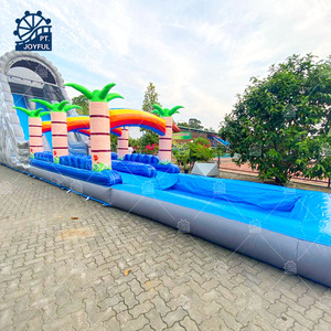 Large <b>Inflatable</b> <b>Water</b> <b>Slide</b> 25ft Tall Commercial Bounce House <b>Inflatable</b> Pools with Double <b>Slides</b> - Product Image 1