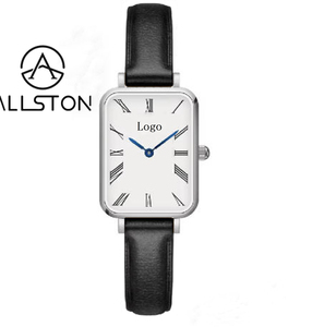 Montres à <span class=keywords><strong>quartz</strong></span> en cuir pour femmes Virtue, très vendues, design carré rétro, luxe et mode, cadeaux parfaits pour les filles, personnalisables - Product Image 1