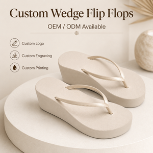 Chanclas <span class=keywords><strong>de</strong></span> Plataforma con Tiras Metálicas para Mujer, Verano, EVA, Logotipo Personalizado, OEM, ODM, Venta al Por Mayor, MOQ Bajo - Product Image 2